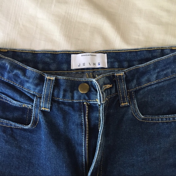 American Apparel high waisted denim jeans - Picture 4 of 5